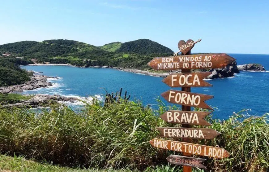 destinos: placas em búzios